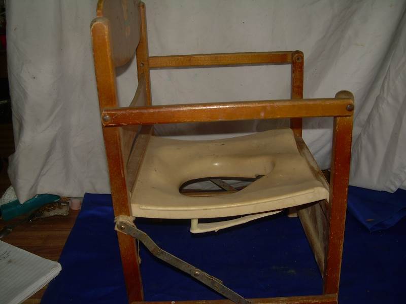 vintage potty chair