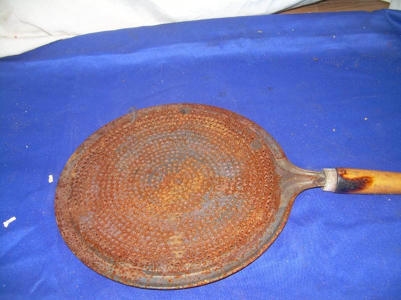 vintage flat strainer