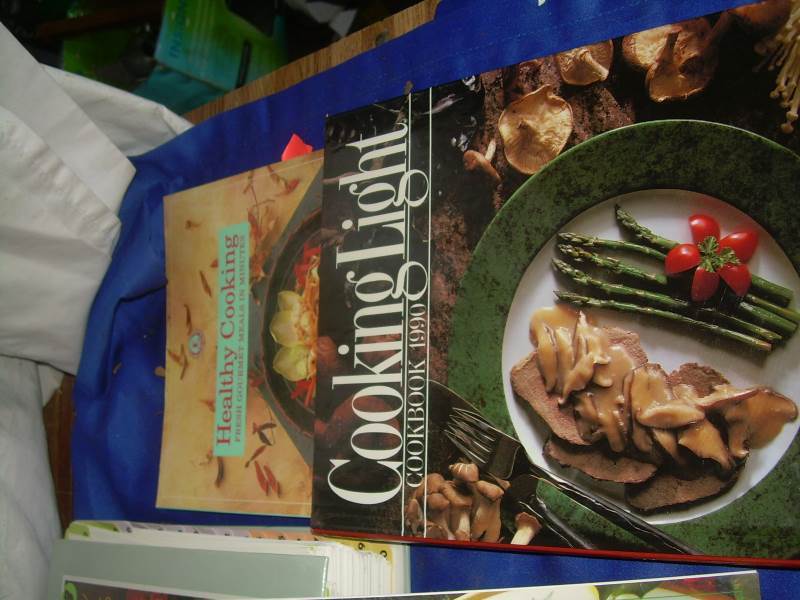 set of 6 cookbooks