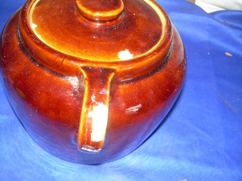 vintage bean pot