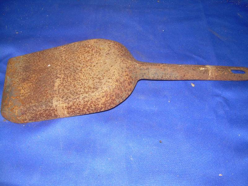 vintage iron coal shovel
