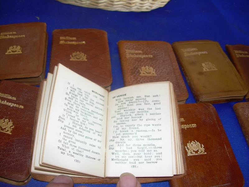 Vintage william shakespear books