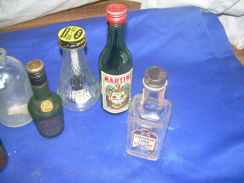 misc vintage bottles