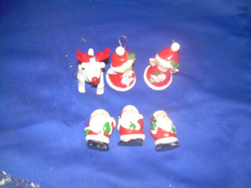 set of 6 avon collectable ornaments