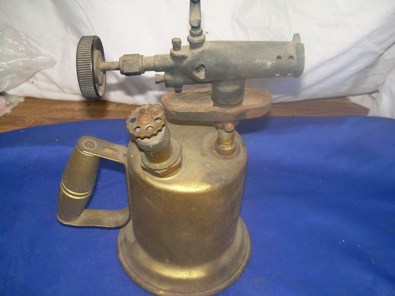 Vintage brass blow torch
