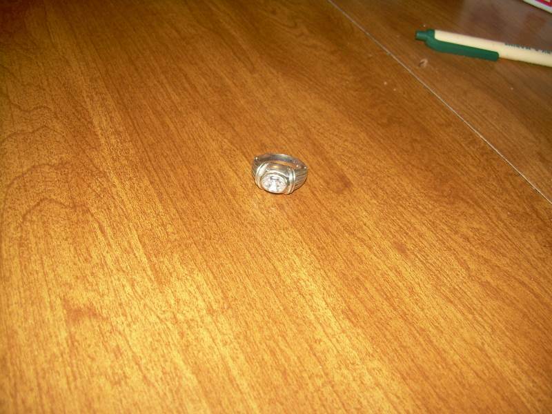 Vintage ring silver band