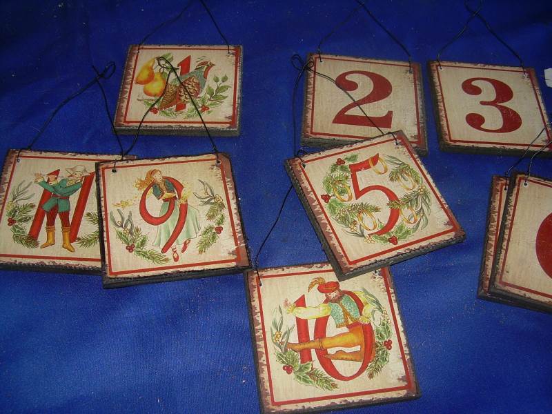 vintage 12 days of christmas