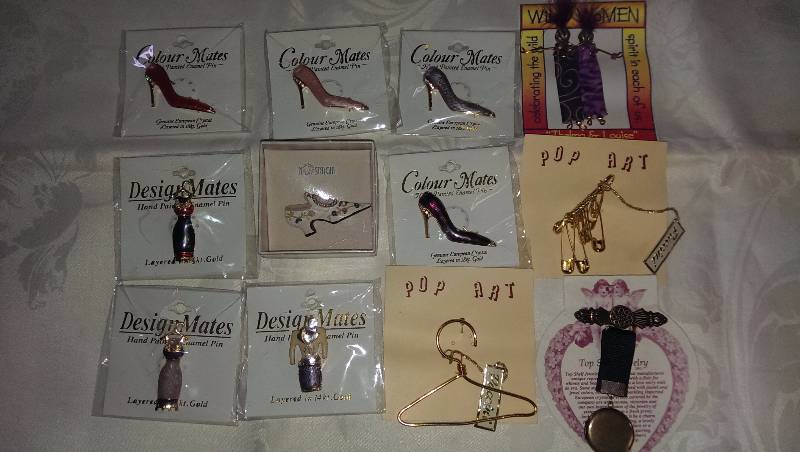 Variety of deco pins