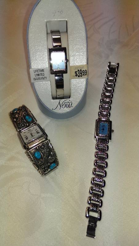 Three watches Concepts, Lascala, and Armitron