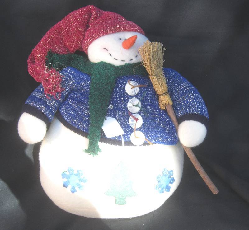 lot 410 image: NEW Cloth Snowman