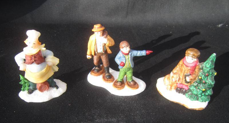 lot 597 image: Village People for Christmas Houses