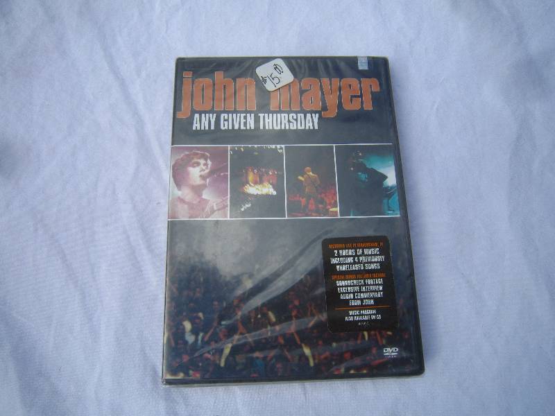 lot 812 image: John Mayer DVD Any Given Thursday