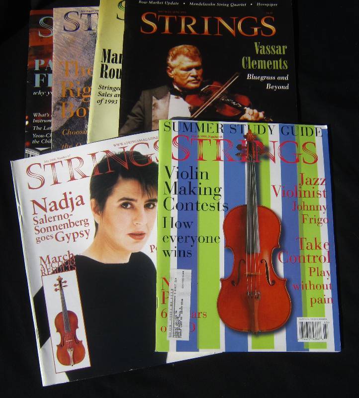 lot 827 image: Lot of Strings Magazines