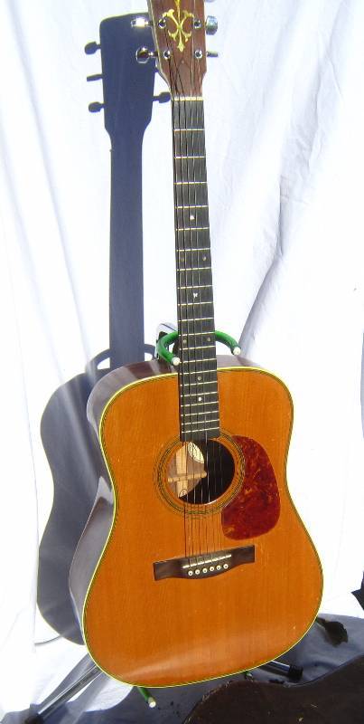 lot 620 image: LaPlant Acoustic Guitar and Case