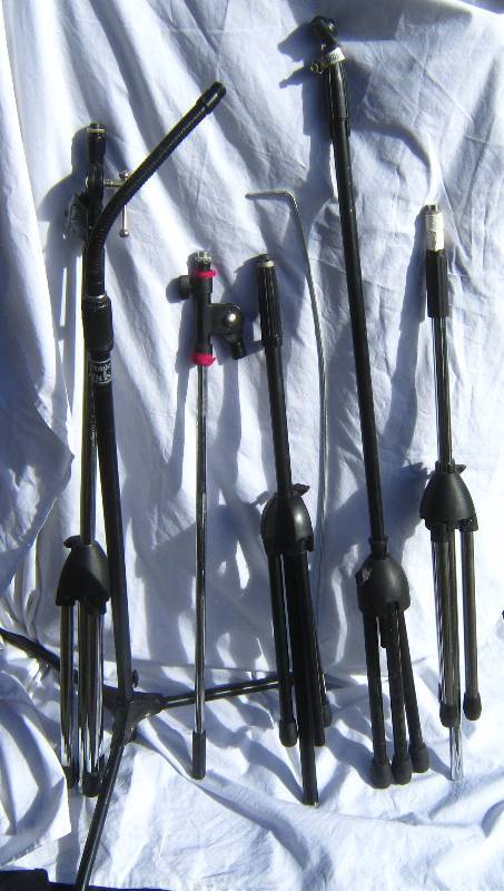 lot 640 image: Misc. Microphone Stand Parts.