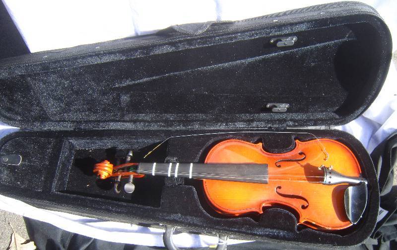 lot 647 image: Violin and Case.