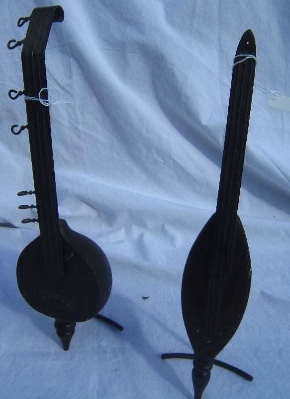 lot 683 image: (2) Standing Decorative Instruments.