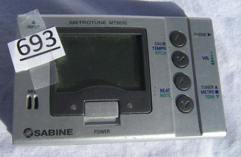 lot 693 image: Sabine Metro Tune MT-9000 Guitar Tuner