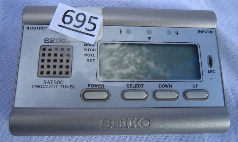 lot 695 image: Seiko Guitar Chromatic Tuner SAT-500
