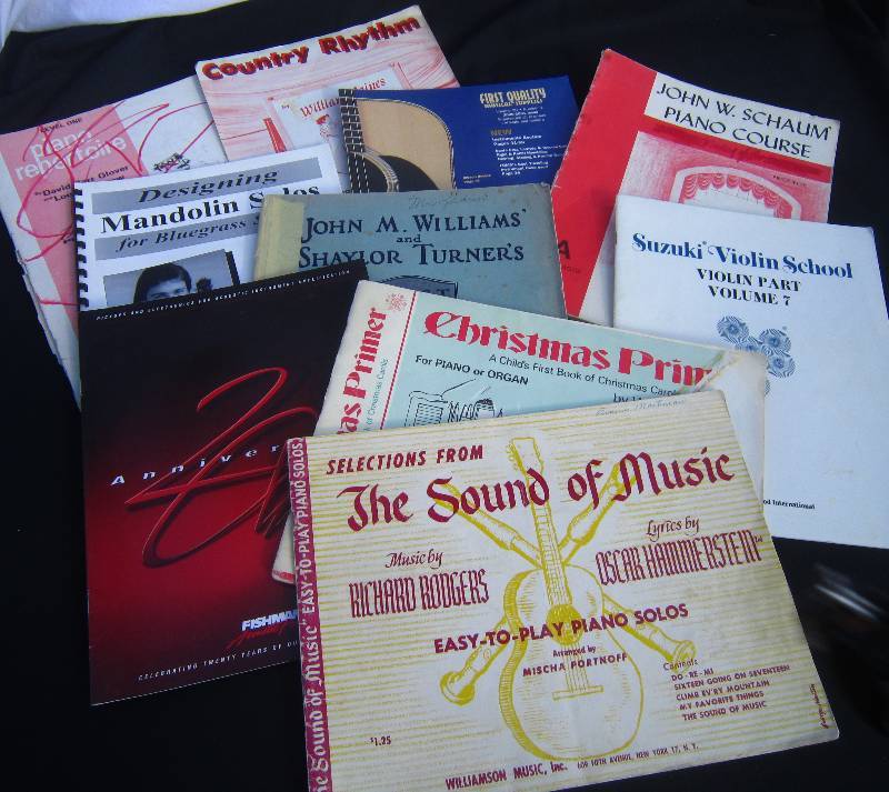 lot 707 image: Lot of Sheet Music and Music Books