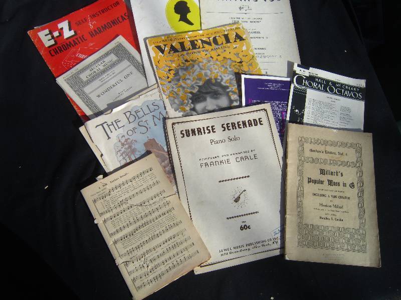 lot 711 image: Lot of Music Books and Sheet Music