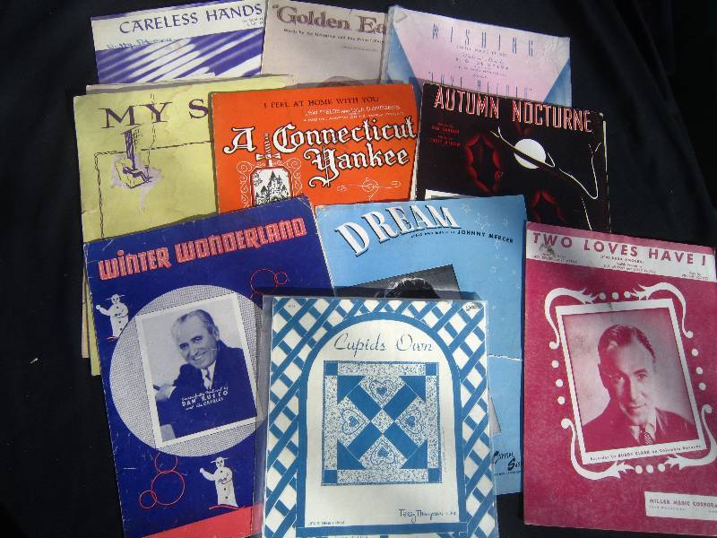 lot 714 image: Lot of Sheet Music