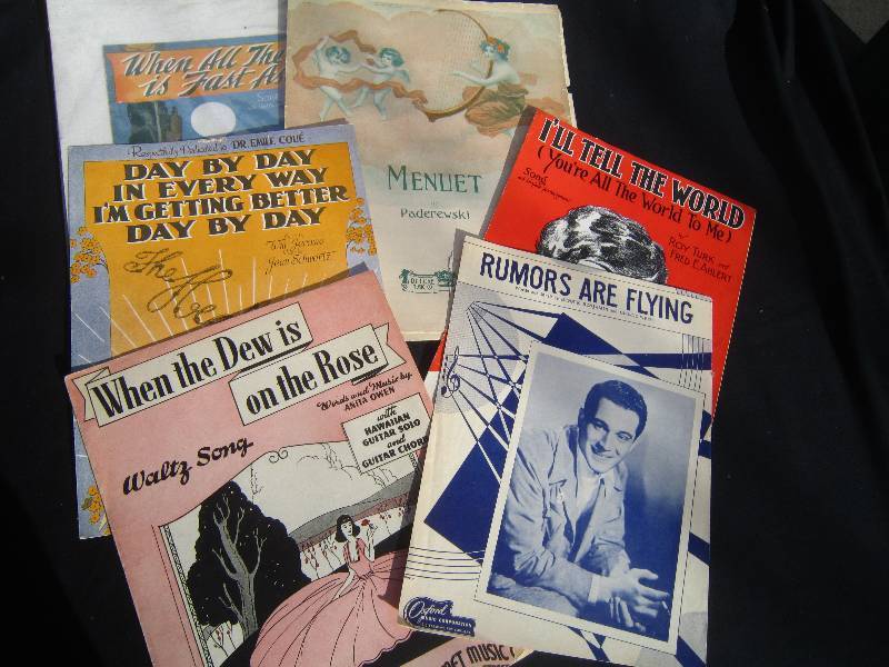 lot 719 image: Lot of Sheet Music