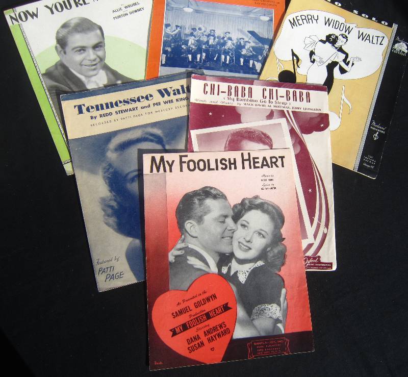 lot 731 image: Lot of Sheet Music