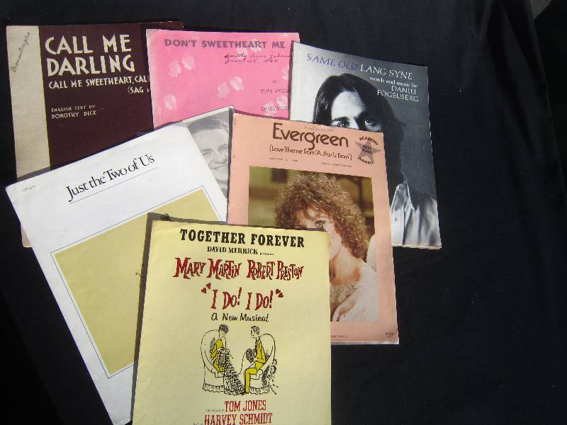 lot 734 image: Lot of Sheet Music