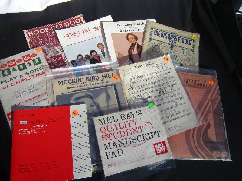 lot 735 image: Lot of Sheet music and Music Books