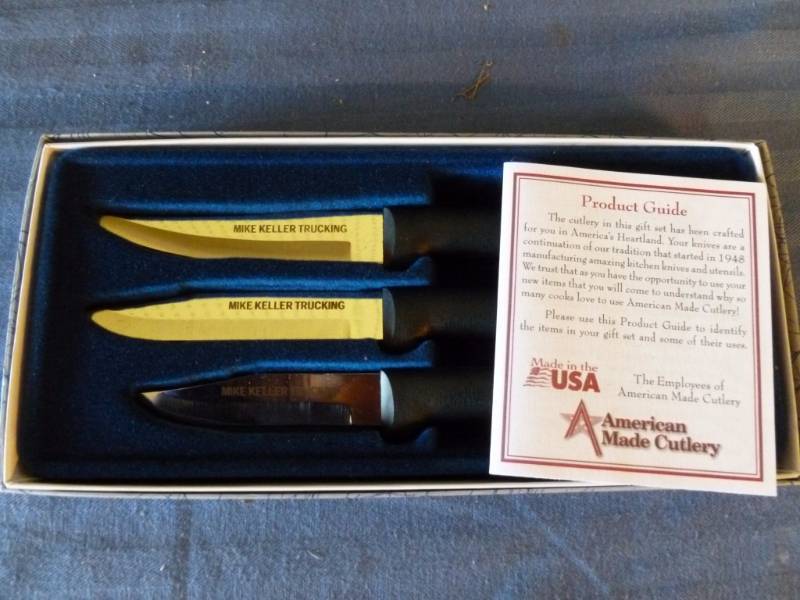 lot 79 image: Advertisement Knives