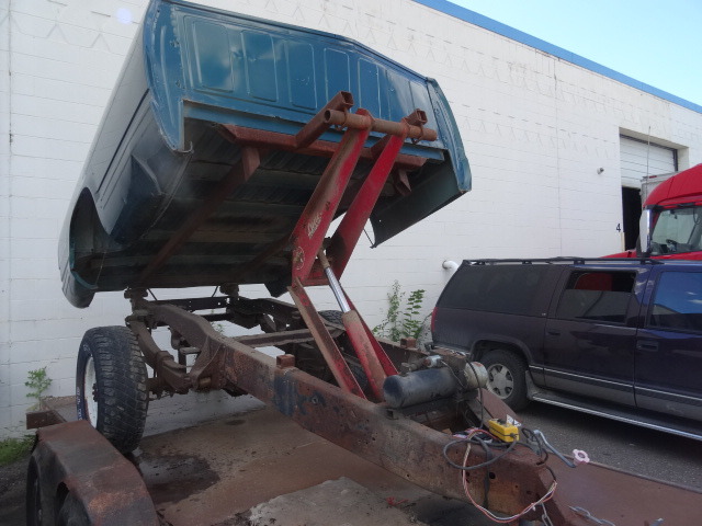 Homemade dump trailer