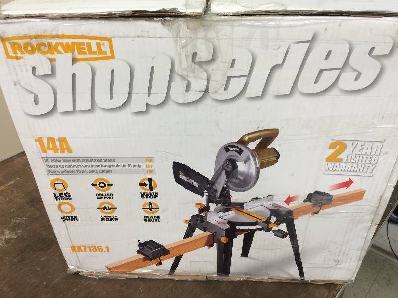 Rockwell Miter Saw with Stand retail $224.99