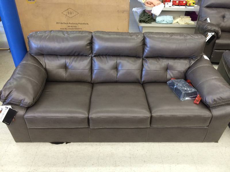 New Ashley Sofa Gray retail $899 matches lot 29 and 30