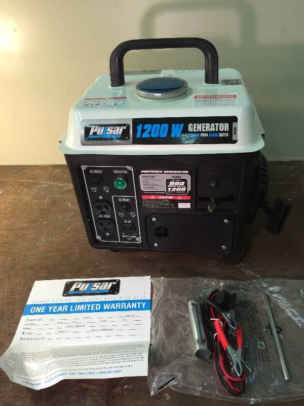 Pulsar 1200W Gas Generator retail $199