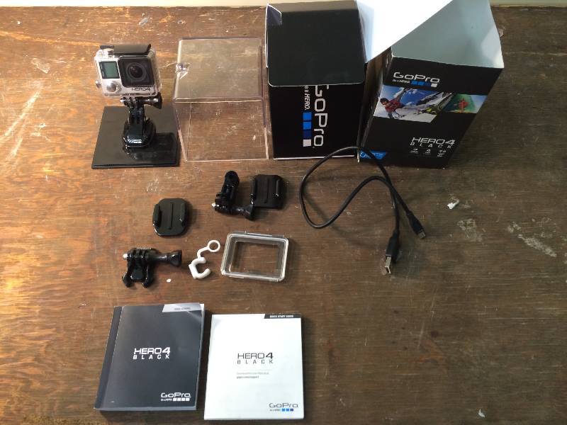 GoPro HERO4 Black Edition 4K Ulta HD Waterproof CameraCamcorder retail $499