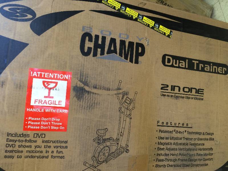 Body Flex 2-in-1 Elliptical Trainer retail $459