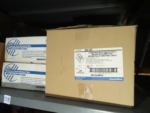 Shelf Cases of Plastic Boxes