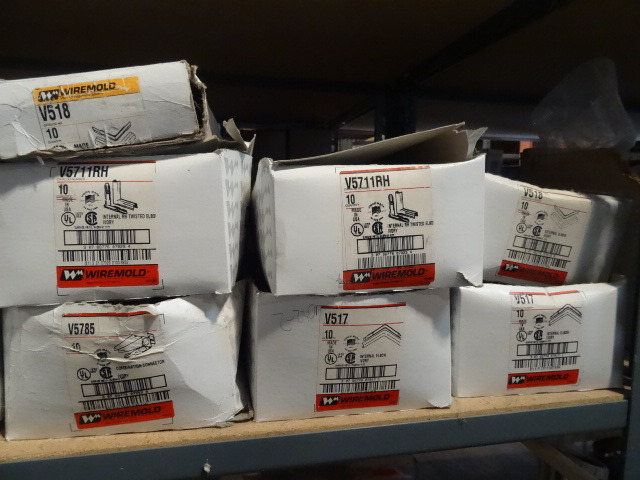 Shelf of Wire Mold Fittings