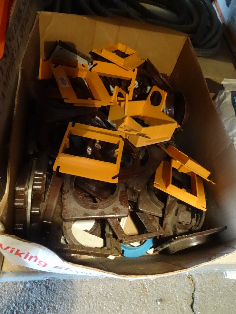 Boxes, Mud Rings, Staples