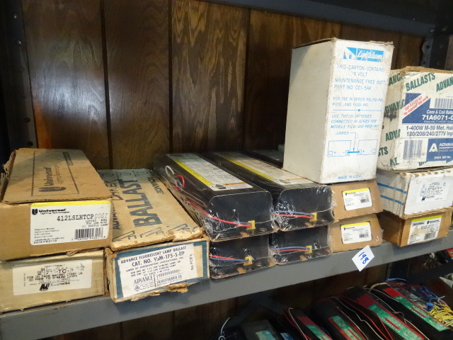 Shelf of Misc Ballasts