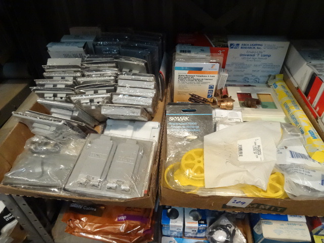 Shelf of Misc Electrical DevicesCovers