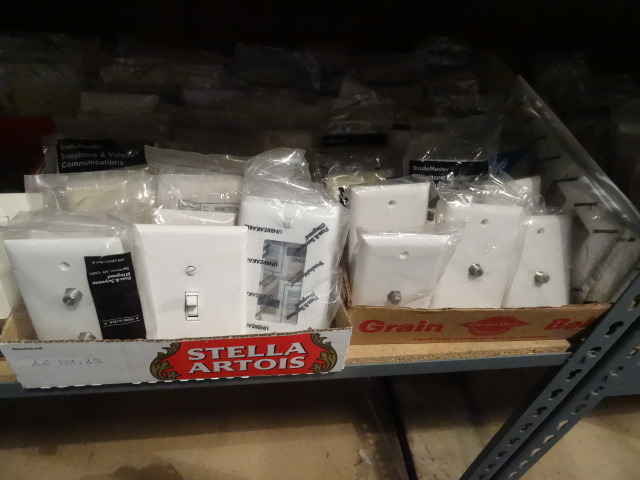 Shelf of TV & Phone Plates