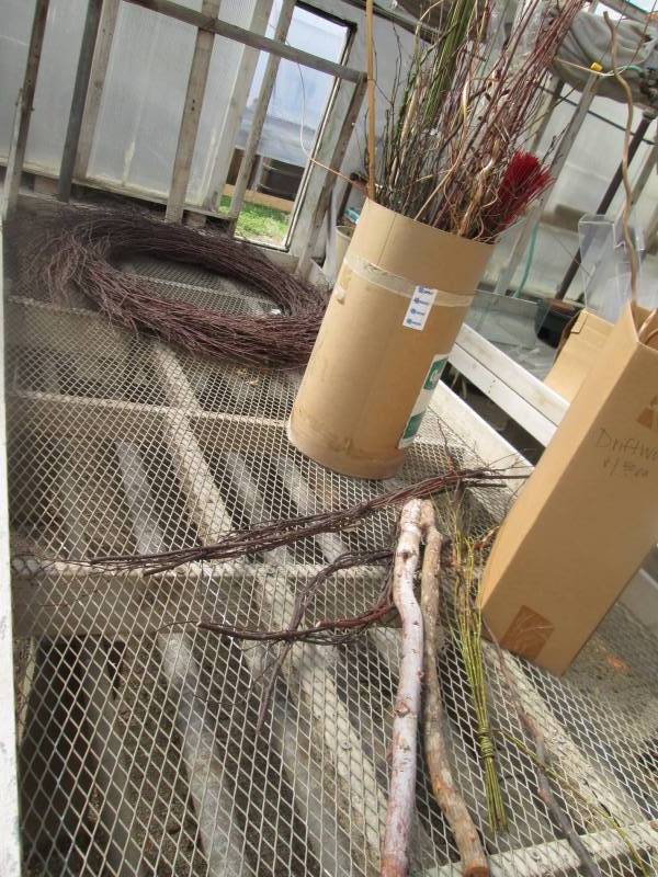Box of Drift Wood and Decor