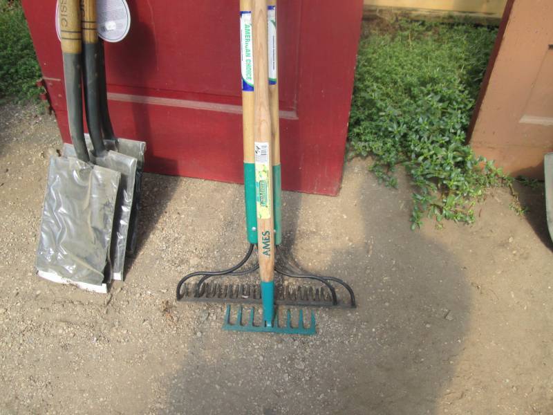 Door, Rakes and Shovels