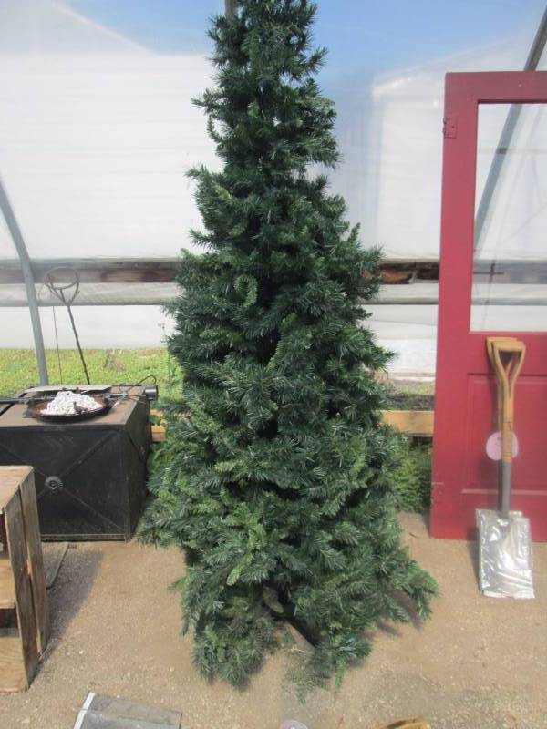 Christmas Tree and Shovels