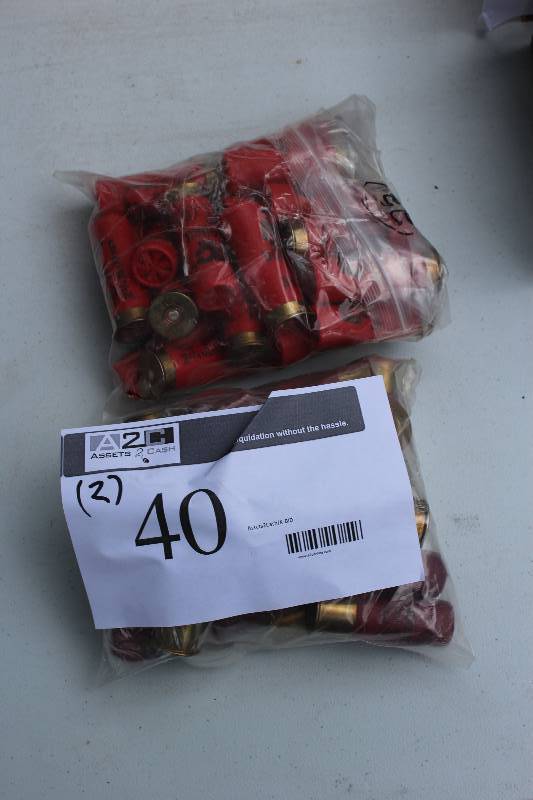 Bag Lot of (2) Shotgun Shells, 2 34.
