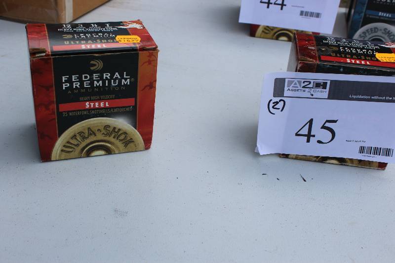 Box Lot of (2) Federal Premium Ultri-Shok Shotgun Shells Steel 12 Gauge.