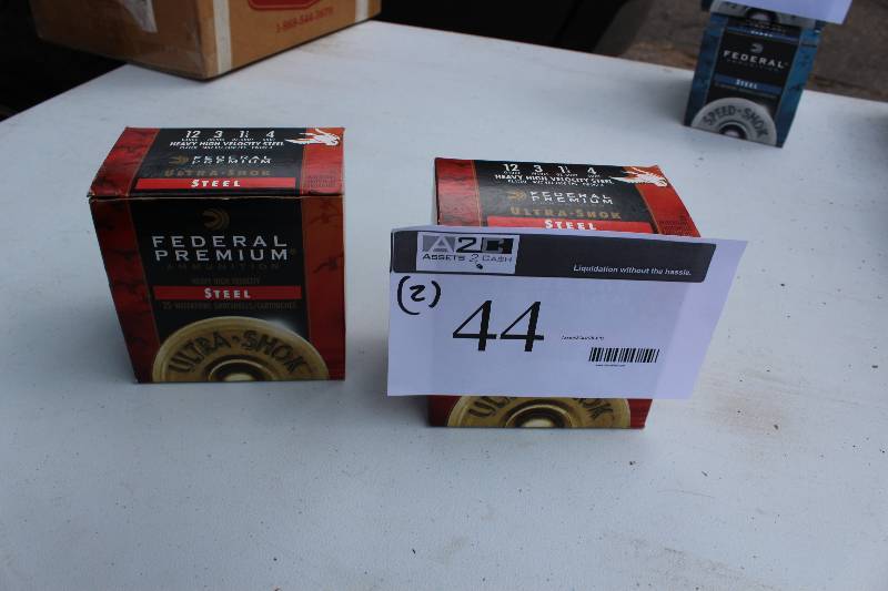 Box Lot of (2) Federal Premium Ultri-Shok Shotgun Shells Steel 12 Gauge.