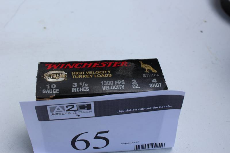 Box Lot Of Winchester 10 Gauge Shotgun Shells.  25 Shells Per Box